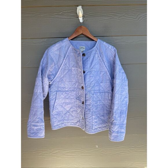 J Crew patchwork lavender jacket - Picture 2 of 6